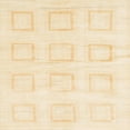 thumbnail image 1 of Ahgly Company Machine Washable Indoor Square Abstract Brown Gold Area Rugs, 3' Square, 1 of 7