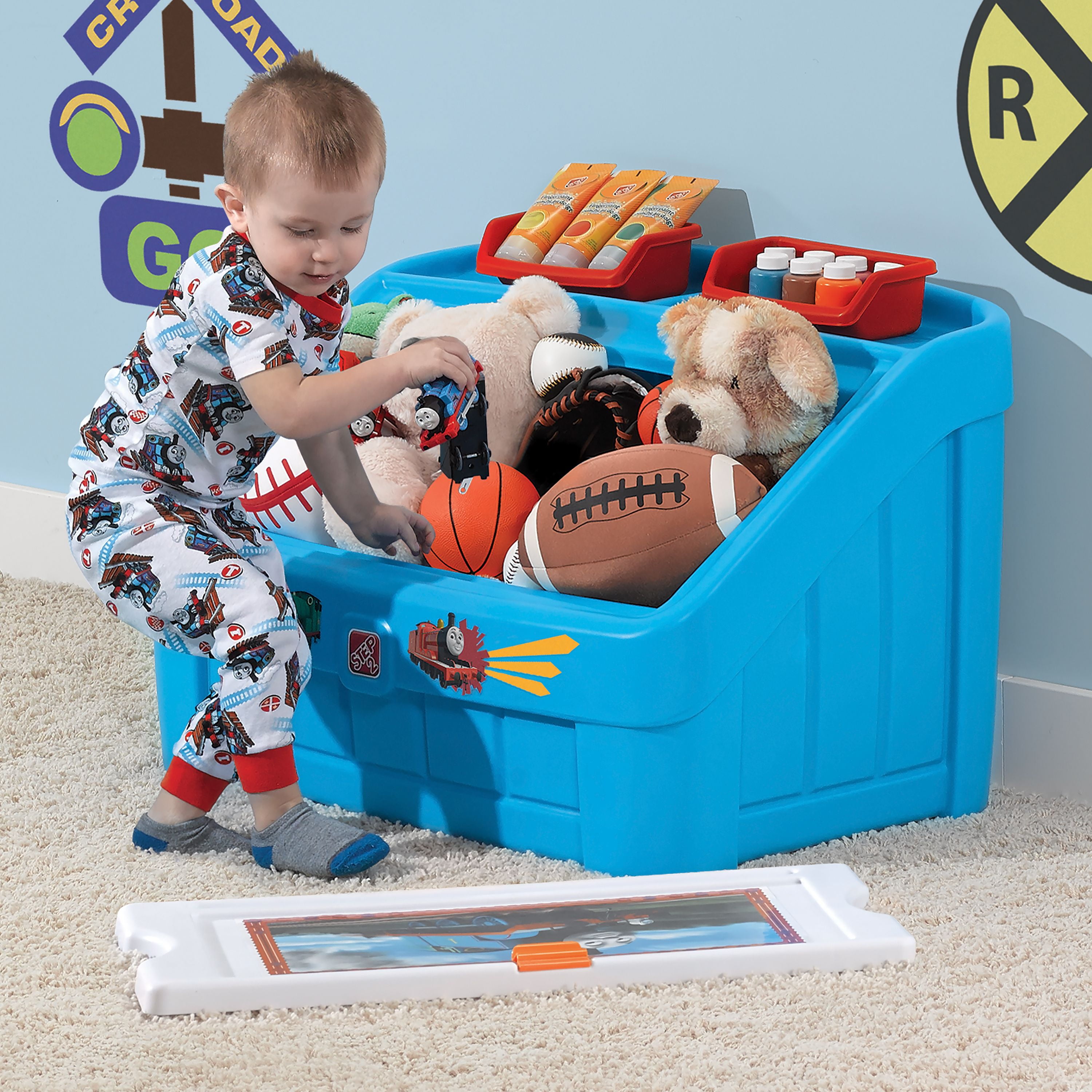 2 in 1 toy box