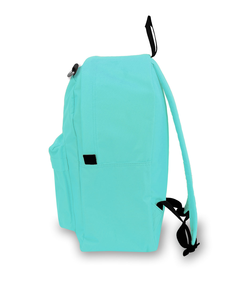 Everest 16.5" Classic Backpack, Aqua All Ages, Unisex 2045CR-AQ, Carrier and Shoulder Book Bag for School, Work, Sports, and Travel - image 2 of 4