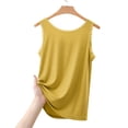 thumbnail image 6 of Ltctricy Womens Sleeveless Pajama Tops Lace Crew Neck Sleep Tank Tops Casual Loose Fit Loungewear Summer Clothing, 6 of 7