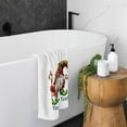 thumbnail image 3 of Ryvnso Christmas Gnome Custom Personalized Hand Towels for Bathroom Cotton Face Towel Decorative 15.5x29.5 inch, 3 of 7