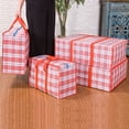 thumbnail image 2 of Portable Plastic Jumbo Laundry Zipped Reusable Large Strong Shopping Storage Bag, 2 of 5