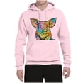 thumbnail image 3 of Wild Bobby, Dean Russo The Pig Animal Lover Unisex Graphic Hoodie Sweatshirt, Light Pink, XX-Large, 3 of 6