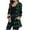 Army Green, variant on Womens Plaid Shirts Full Button Long Sleeve Shirts Jackets with Hood Fall Fashion Casual Blouse Outwear with Pockets