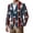 Red, variant on Usa Flag Print Blazer for Men Patriotic 1776-2026 Slim Fit Suit Jacket Corduroy Fashion Coat Button Long Sleeve Clothes Blue XL