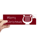 thumbnail image 1 of Feliz Navidad organo Rectángulo Parachoques Pegatina Cuaderno Ventana Calcomanía, 1 of 1