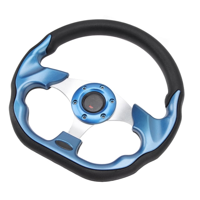 Volant de Chariot Universel 12.5 Pouces Style Course pour Chariots E Z GO TXT RXV