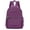 Purple, variant on Small Backpack Purse for Women Stylish Travel School Bags Daypack Nylon Waterproof Shoulder Handbag - Purple