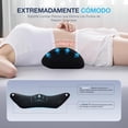thumbnail image 3 of Almohada Lumbar,Soporte Lumbar para Silla de Oficina,Cojín Lumbar de Espuma Memory Foam para Aliviar el Dolor, Cojin para Coxis y Ciatica Lumbar para Camas, Asientos de Coche, Oficinas, Sillas Gaming, 3 of 6