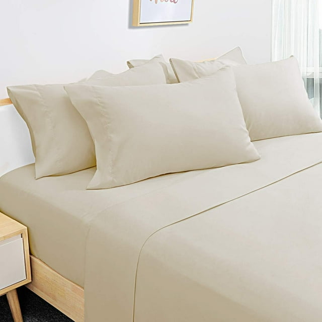 Piece Terracotta Bed Sheets Set Extra Soft Brushed Microfiber Bedding Rust Sheets Deep Pocket Wrinkle & Fade (Queen Burnt Orange)