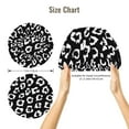thumbnail image 5 of Kdxio Black Leopard Pattern Satin Bonnet Silk Bonnet Hair Bonnet for Sleeping Hair Bonnets for Women Curly Natural Hair, 5 of 6