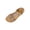 Gold, variant on Womens Sandals Boho Flat Heel Open Toe Summer Trendy Solid Color Elastic Ankle Strap Footwear Sandals Women's Fashionable Casual Versatile Summer Fashion Beach Shoes Gold 6.5