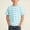 Light Blue, variant on DJDLJWCJ Boys T Shirt Short Sleeve Shirts for Boys Crewneck Casual T-Shirt Summer Striped Shirt, Yellow 2-3 T