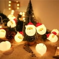 thumbnail image 2 of Luces Navideñas Luces de Cuerdas Interiores Cálidas de LED Decoraciones Navideñas de Nieve de Papá Noel Luces Impermeables de Papá, 2 of 4