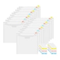 thumbnail image 1 of 20 sobres transparentes para organizar álbumes de recortes, fundas de almacenamiento de 30x30 cm con 60 etiquetas adhesivas., 1 of 5