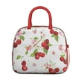 thumbnail image 2 of Lunch Bag Lunch Box for Women Reusable Insulated Lunch Bags,Water-Resistant Cherry Pattern Cooler Lunch Tote Bag, Large Capacity for Work Travel Picnic, 2 of 6
