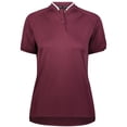 thumbnail image 1 of Ladies Recruiter T-Shirt, Maroon & White - Large, 1 of 1