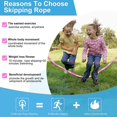 thumbnail image 4 of 2 equipos de fitness para saltar con cuerda ajustable para deportes interiores y exteriores, 4 of 5