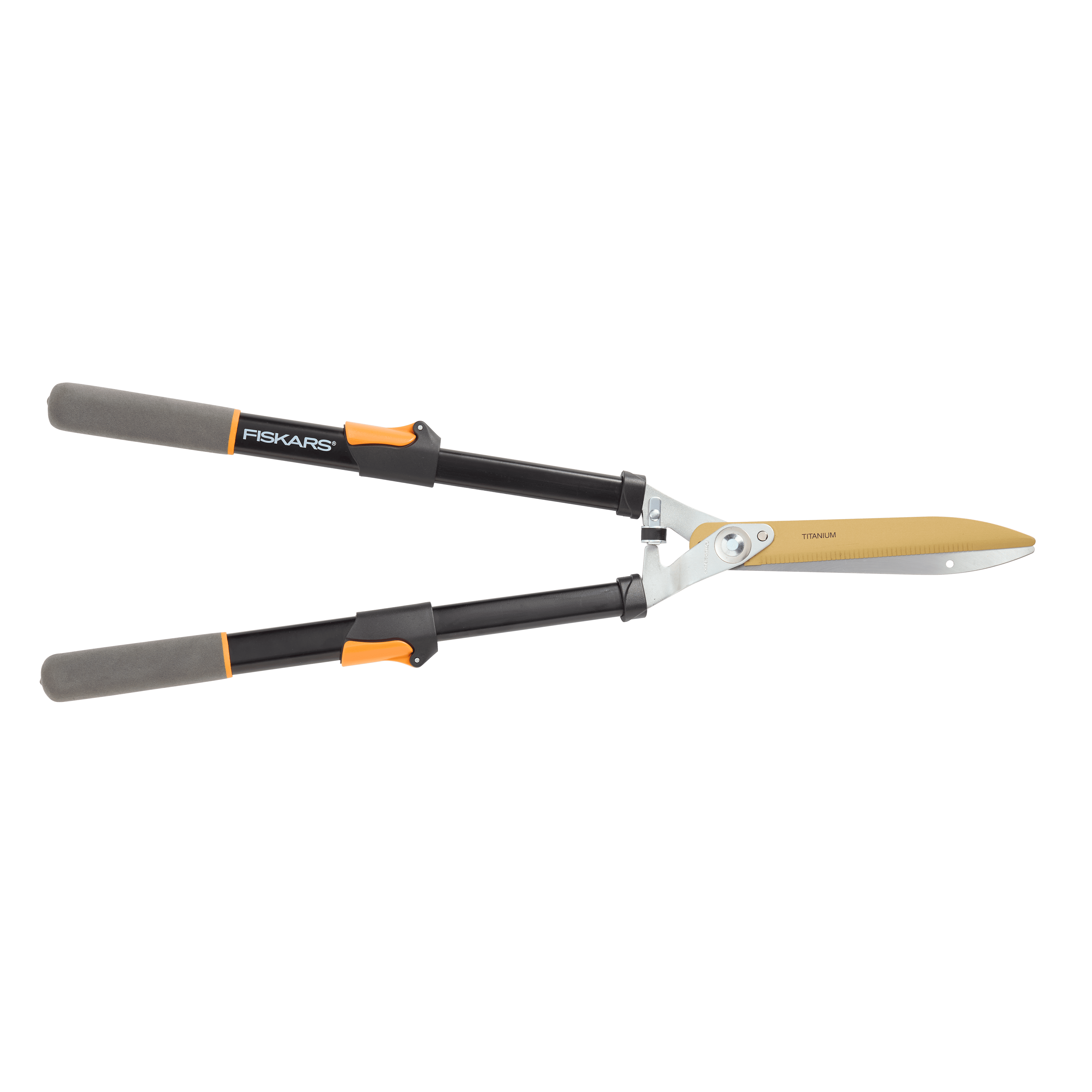 Fiskars Extendable Power-Lever Titanium Hedge Shears