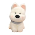 thumbnail image 3 of Peluche de Westie, juguete suave y cómodo, adorable muñeco de peluche, regalo original blanco 25cm, 3 of 9