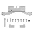 thumbnail image 2 of Soporte de servo de de eje trasero para 1/10 RC Crawler Car SCX10 II AX90046 Piezas de repuesto, 3 colores seleccionables Plata Baoblaze Pieza de actualización de montaje servo, 2 of 8