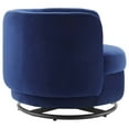 thumbnail image 2 of Relish Performance Velvet Swivel Chair-EEI-5001, 2 of 7