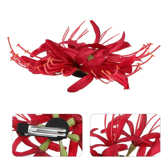 LULULION Hair Flowers Women Flower Shaped Hair Clip Party Hair Decoration 1Set