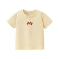thumbnail image 2 of Girls Shirts Size 14 16 Crew Neck Kids Shirt Cute Short Sleeve Shirts for Teens Solid Color Tees for Teens Top for Girls 7-8 reorders, 2 of 9