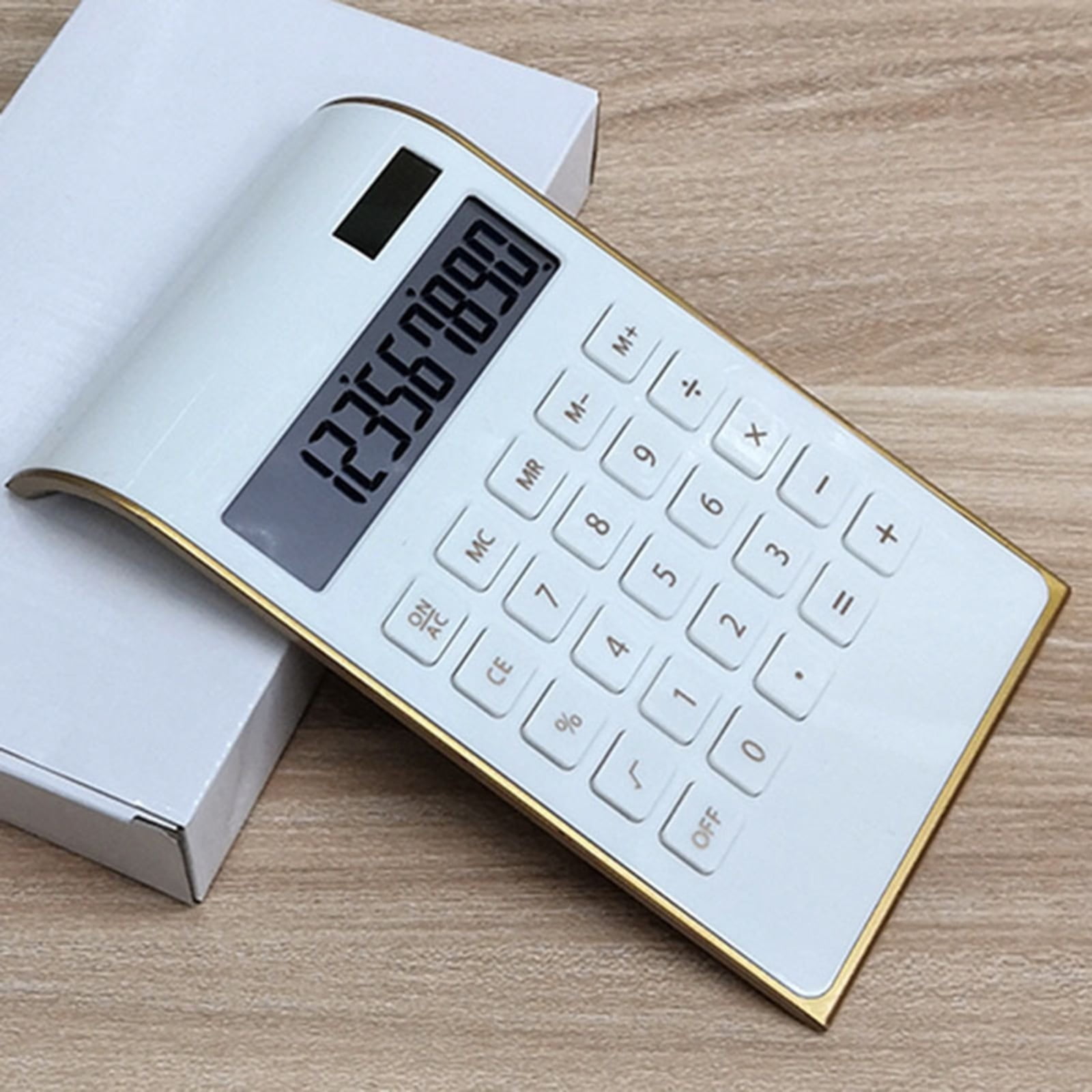 Clearance Office cabinet under $8,Calculator Supplies And Accessories 10 Digits Solar Battery Basic Calculator Power Desktop Calculator With Large LCD Display 2PC