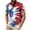 Multicolor-6, variant on Cavosen Graphic Tee Short Sleeve Crew Neck 4th of July Patriotic Tee 250 Years Red White and Blue Shirt Summer Basic Tops