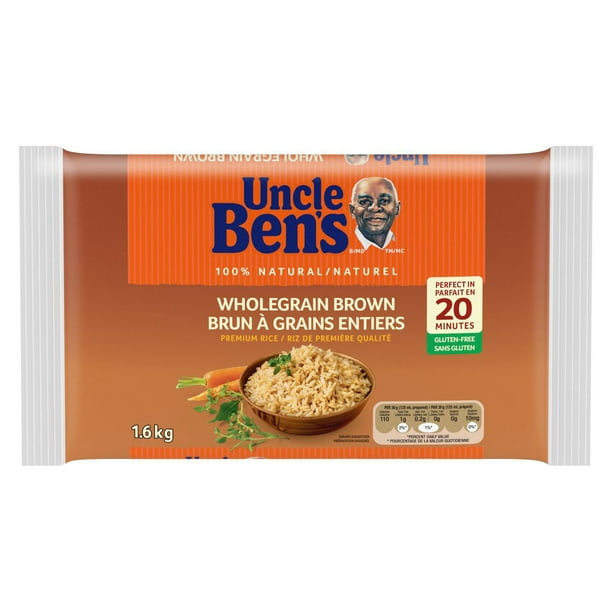 Riz brun à grains entiers 10 minutes de marque Uncle Ben's, 1,6 kg