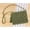 Green, variant on Yoyauz Women's Grass Woven Beach Bag - Women's Beach Handmade Woven Handbag, Summer Mesh Hollow Shoulder Bag, Suitable for Holidays