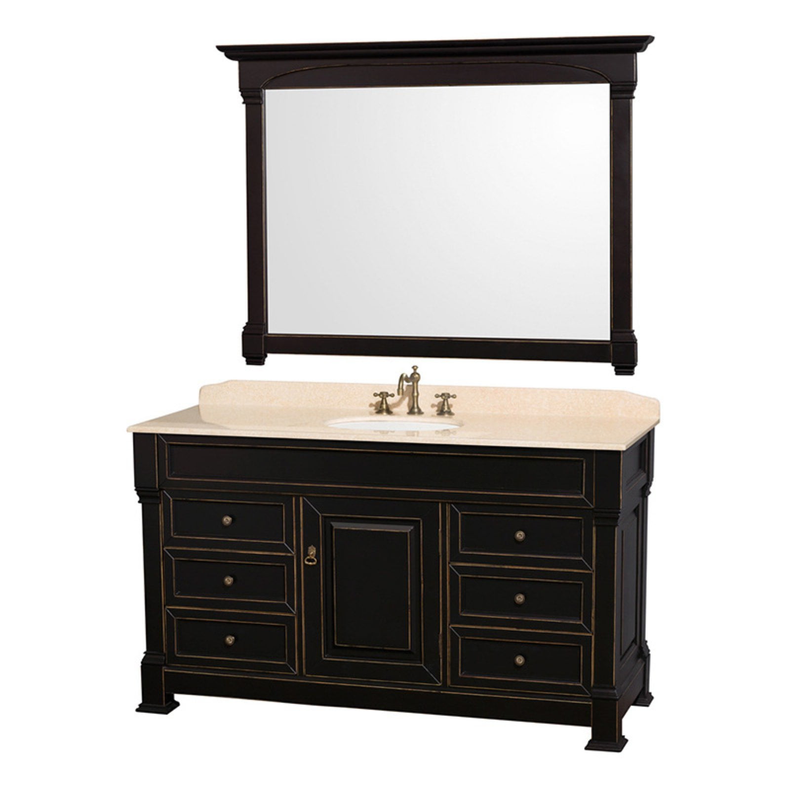 wyndham collection andover 60 inch single bathroom vanity walmart andover