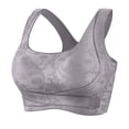 thumbnail image 2 of Levmjia Women's Bras Seamless Wirefree Solid Color Non Steel Comfortable Breathable Bras Everyday Wear Light Support Sports Underwear, 2 of 8