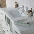 thumbnail image 4 of Blossom 54" Bathroom Vanity | Glossy White | Ceramic Sink | Solid Wood | Double Side Cabinets | Freestanding, 4 of 6