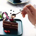 thumbnail image 5 of 8 pcs coffee spoon teaspoon 5.3 inch stainless steel espresso spoon with frosted handle coffee ice cream sugar dessert cake soup rose gold, 5 of 5