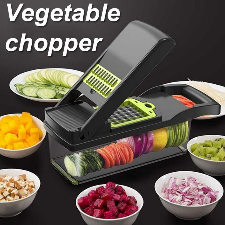 Vegetable Chopper, CofeLife 12 in 1 Multi-Functional Onion Chopper