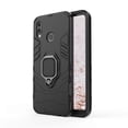 thumbnail image 2 of Funda Rígida Antichoque Huawei Negro con Anillo Metálico y Soporte para P20 Pro, 2 of 6