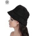thumbnail image 2 of Luxtrada Outdoor Women Winter Bucket Hat Faux Fur Wool Warm Cloche Hats Fisherman Cap, 2 of 11
