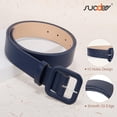 thumbnail image 6 of SUOSDEY Belts for Women,Ladies Belt for Jeans Pants Dresses,Candy Color Fashion Square Buckle Belt, 6 of 7