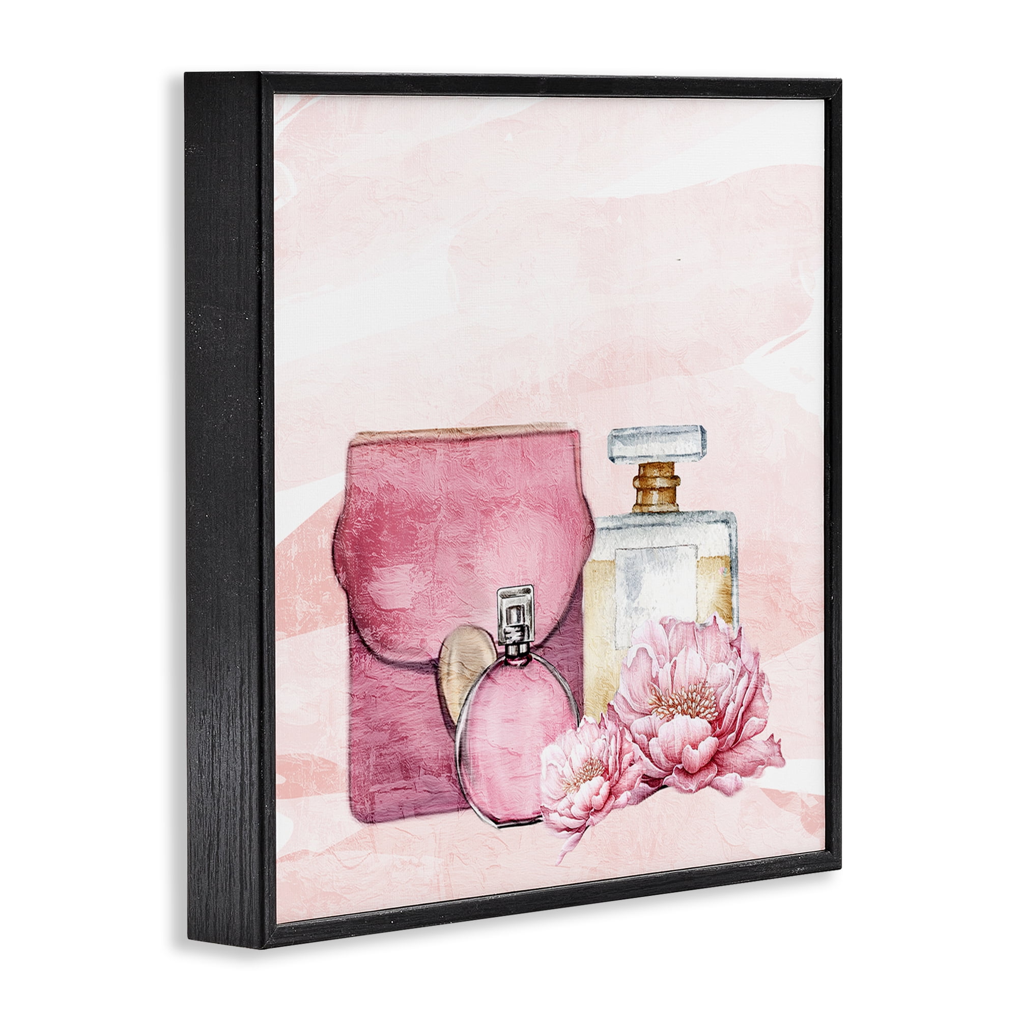 Stupell Industries Blush Glam Time Collection Black Framed Giclee Art, design by Kim Allen