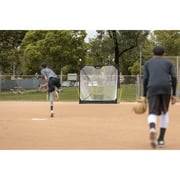 sklz swickster softball and baseball Practice net 7x7 ، خفيفة الوزن ومحمولة