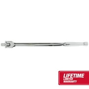 Hyper Tough 15-inch 1/2-Inch Rust Resistant Breaker Bar with Rotating Head