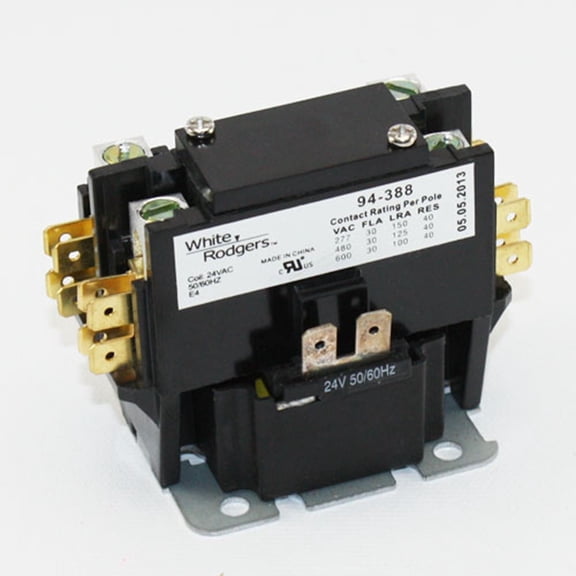 (Price/Each)White-Rodgers 94-388 24v 1 Pole Contactor 30 Amp
