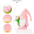 thumbnail image 3 of Franela Enano De Tulipán Hecho A Mano Sueco Tomte Elfo Muñeca Regalo Del Día De La Madre Decoración De La Oficina Del Hogar Yuarrent HA046985-02, 3 of 6