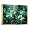 thumbnail image 2 of Designart "Dreamscapes Of Green Orchid Fantasy II" Orchids Floater Framed Wall Decor, 2 of 5