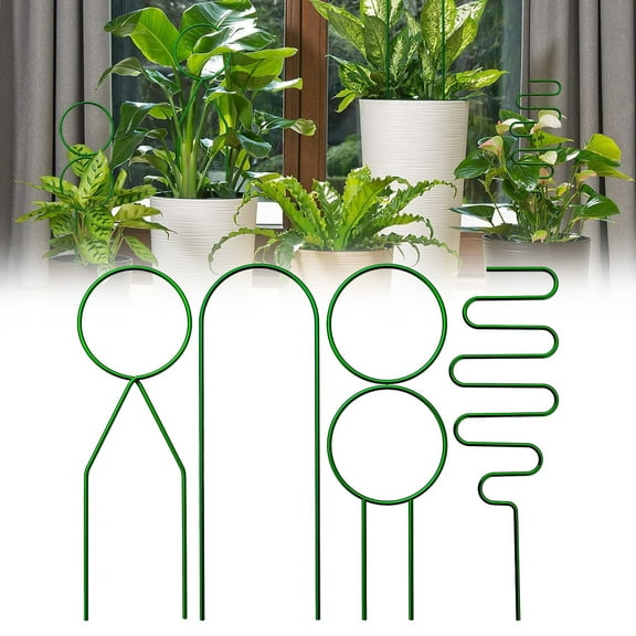 Garden Pot Climbing Pergola Stand Solid Hoop Trellis for Potted Vines and Flower Support