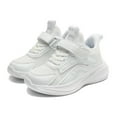 thumbnail image 4 of CAICJ98 Boys' Girls' Running Shoes Fashion All Season Children Boys Sports Shoes Flat Thick Bottom Lightweight Non-Slip Sneakers Boys Girls White,3(Little Kid/Big Kid), 4 of 7