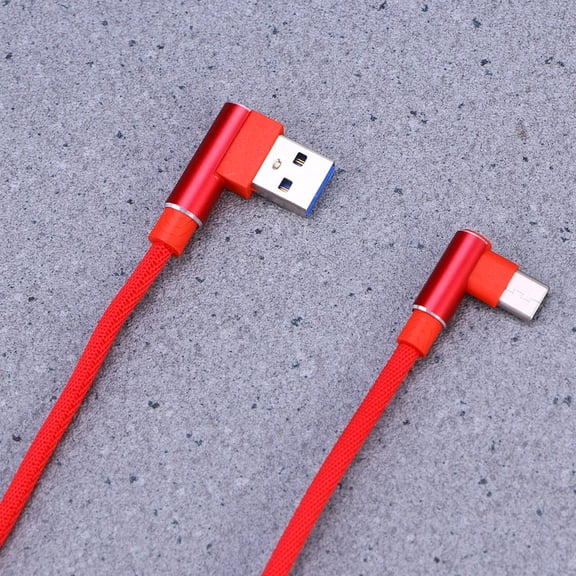 OULII Red USB Type-C Cable with Smart Current Display, Fast Charging and High-Speed Data Transfer Compatible with Multiple Devices
