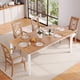 thumbnail image 1 of Yeshouse Mesa de comedor industrial, mesa de cocina larga con esquinas biseladas y patas de metal resistentes para comedor, cocina, sala de estar, fácil montaje, 1 of 6